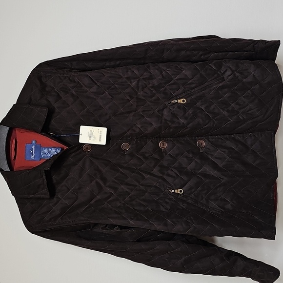 Faconnable Dark Brown Quilted Puffer Jacket - Picture 2 of 13